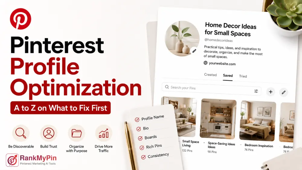 Pinterest Profile Optimization: A to Z on What to Fix First